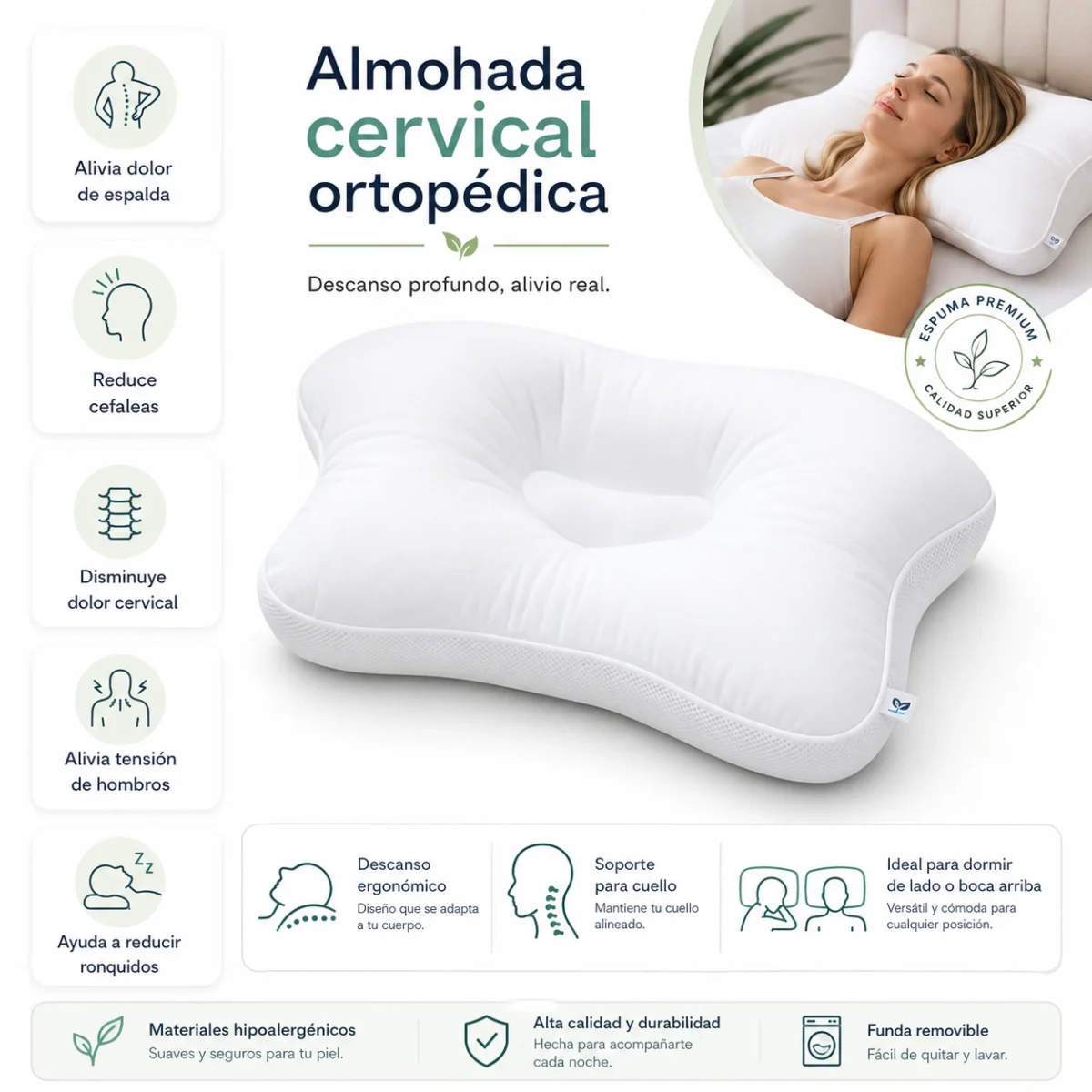 Almohada ortopédica - Imagen 3
