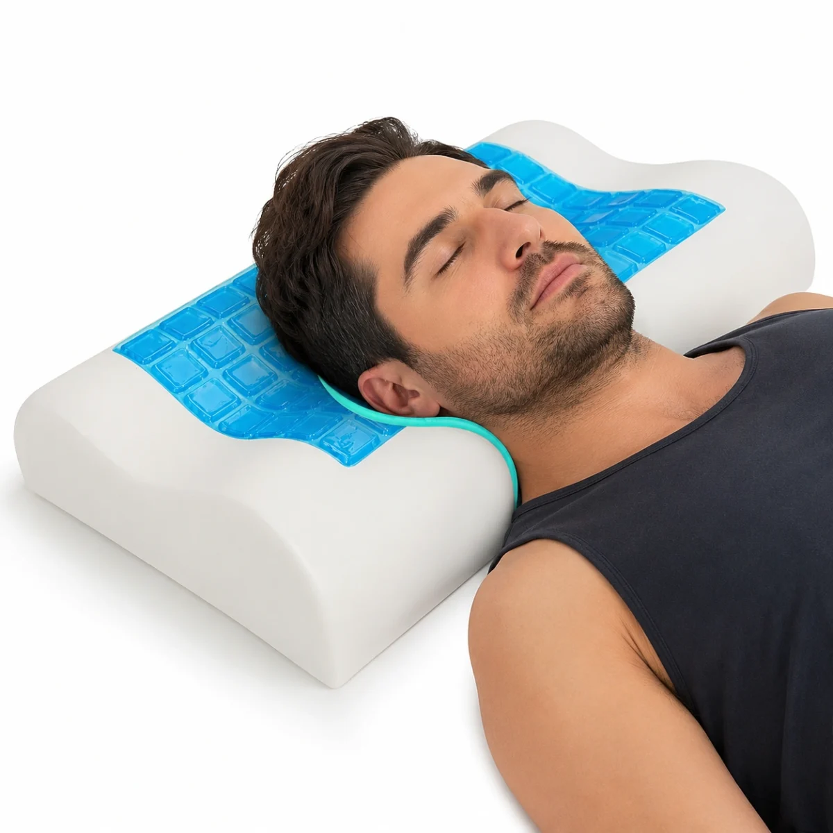 Almohada viscoelástica con gel - Imagen 2