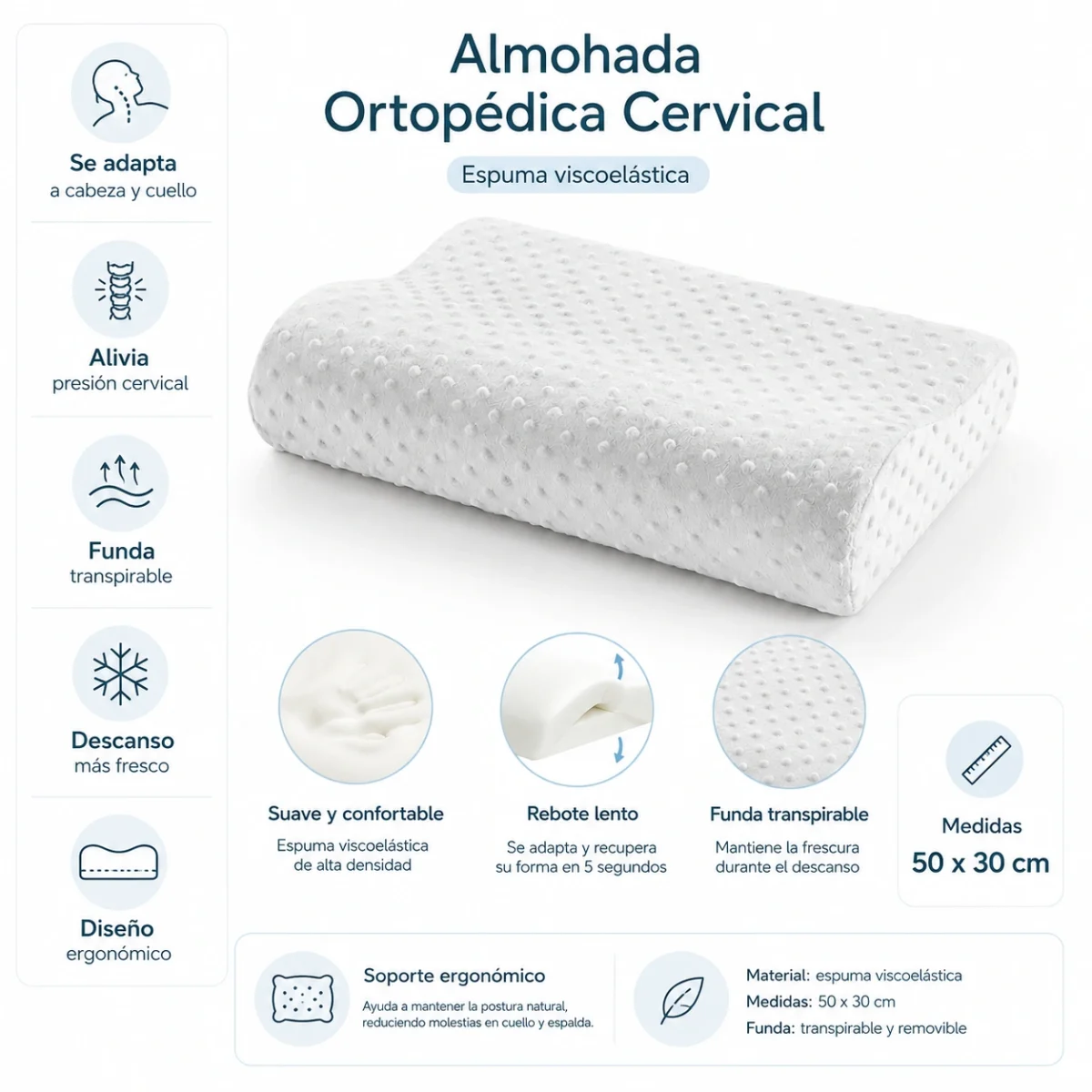 Almohada viscoelástica - Imagen 3