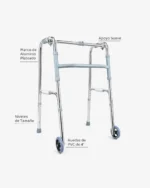 Andador Plegable con Ruedas - Imagen 6