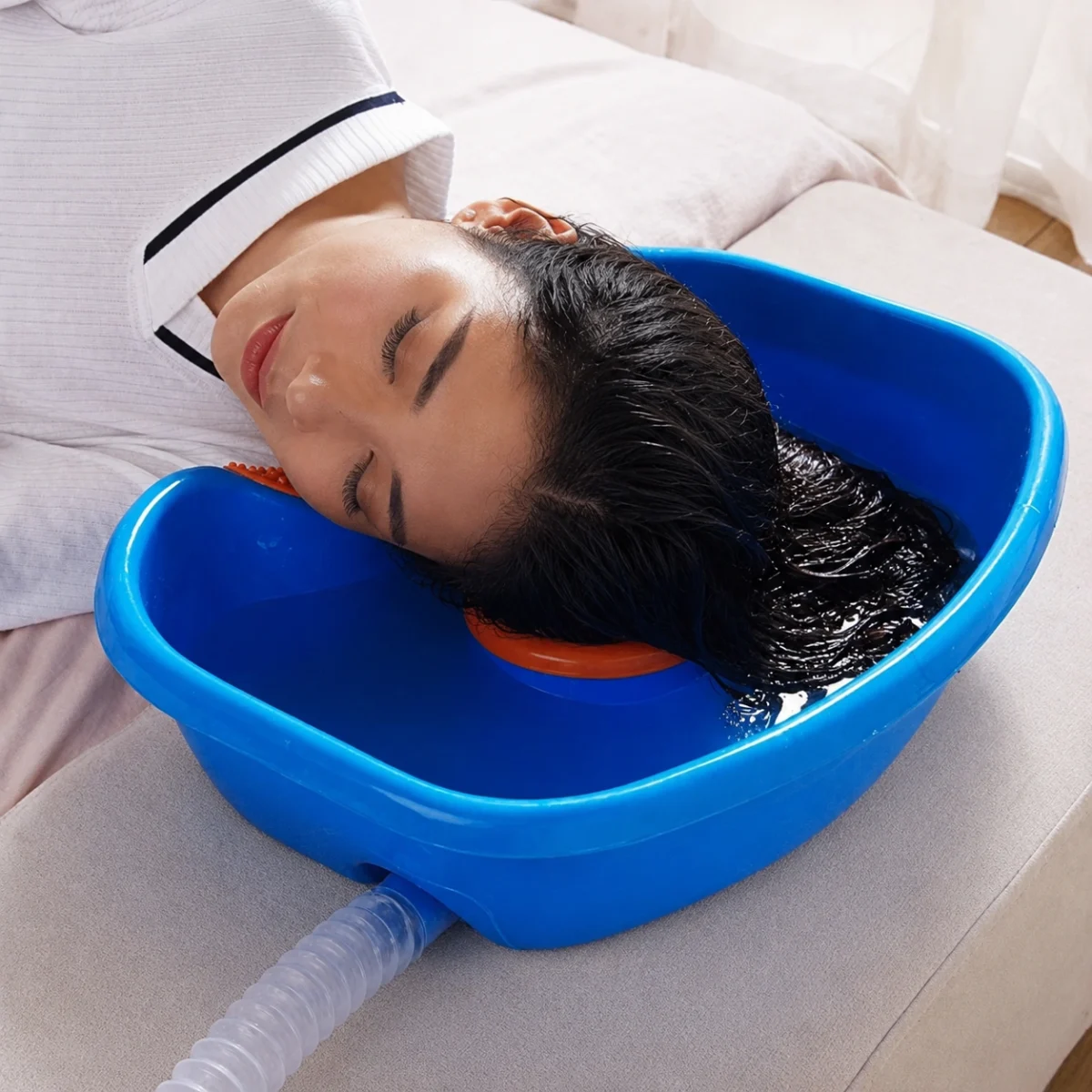 Lava Cabeza Portátil para Cama - Imagen 3