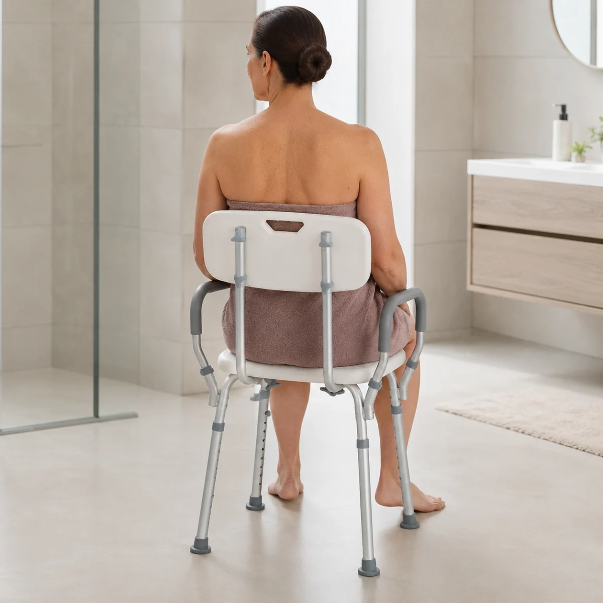 Silla para Ducha con Brazos - Imagen 2