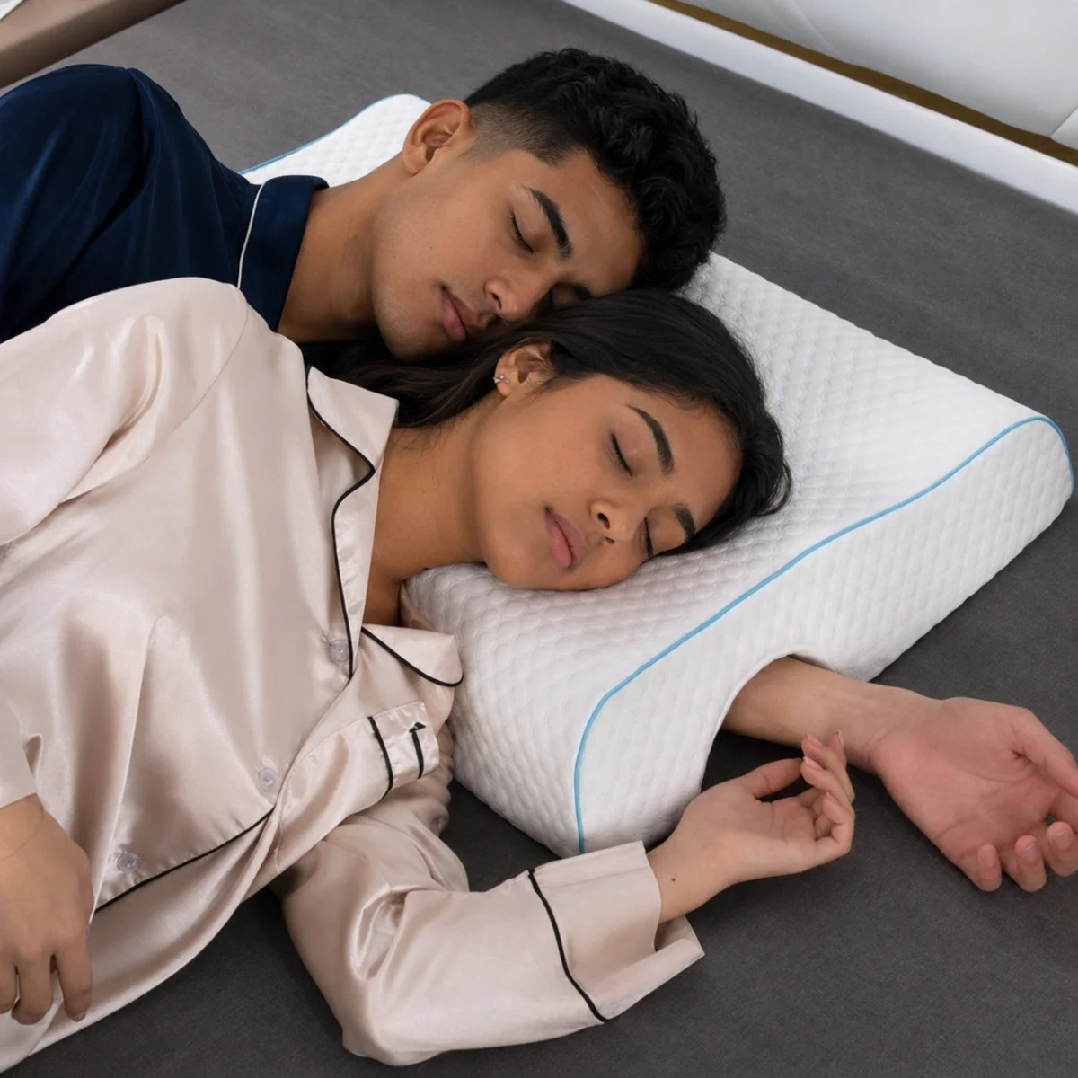 Almohada Ortopédica Viscoelástica para Dormir de Lado - Imagen 3