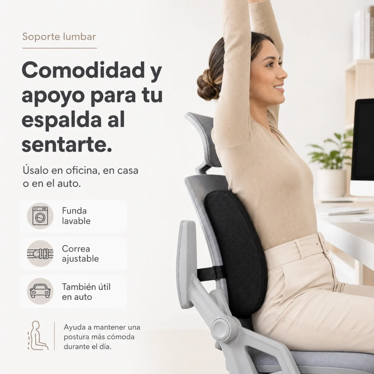 Cojín de Gel para Auto y Oficina - Imagen 4