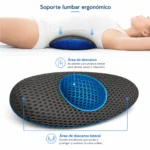 Cojín Lumbar Ergonómico Ovalado - Imagen 3