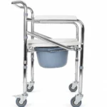Sanitario Cromado Plegable con Ruedas - Imagen 2