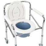 Sanitario Cromado Plegable con Ruedas - Imagen 4