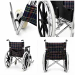 Silla de Ruedas Estándar de Aluminio a Cuadros - Imagen 3