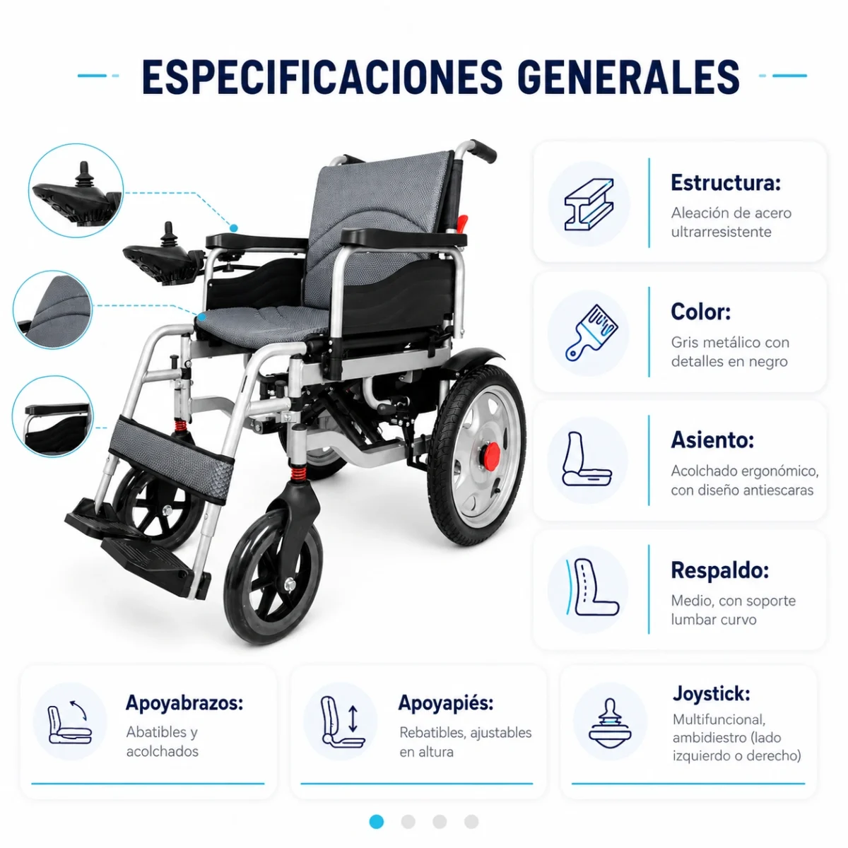 Silla de Ruedas Eléctrica Confort - Imagen 4