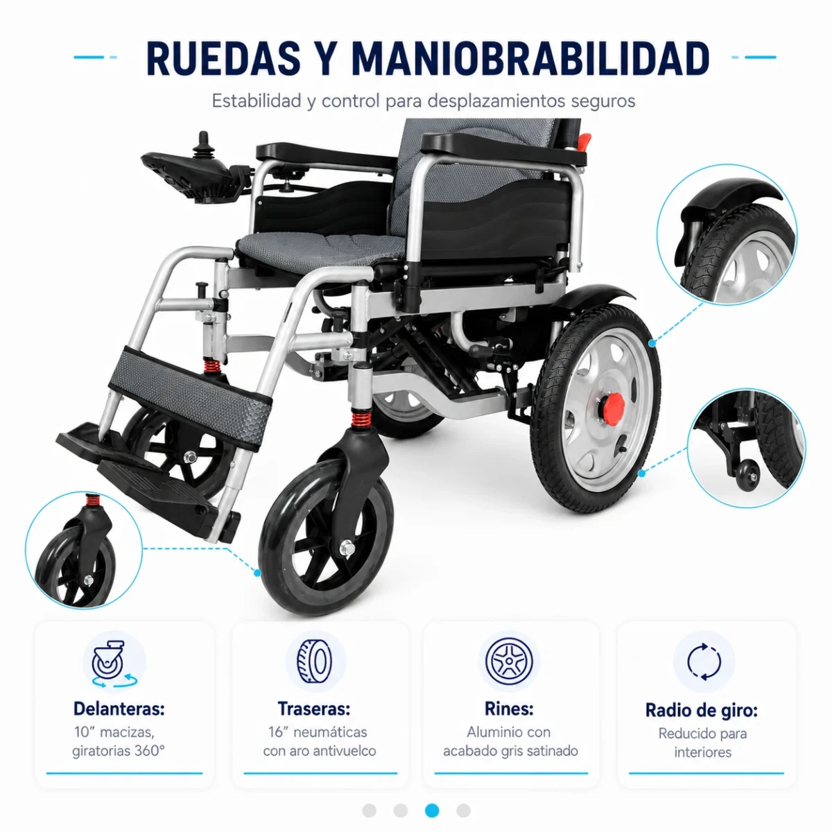 Silla de Ruedas Eléctrica Confort - Imagen 6