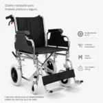 Silla de Ruedas Desmontable para Paseo - Imagen 9
