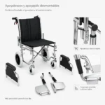 Silla de Ruedas Desmontable para Paseo - Imagen 7