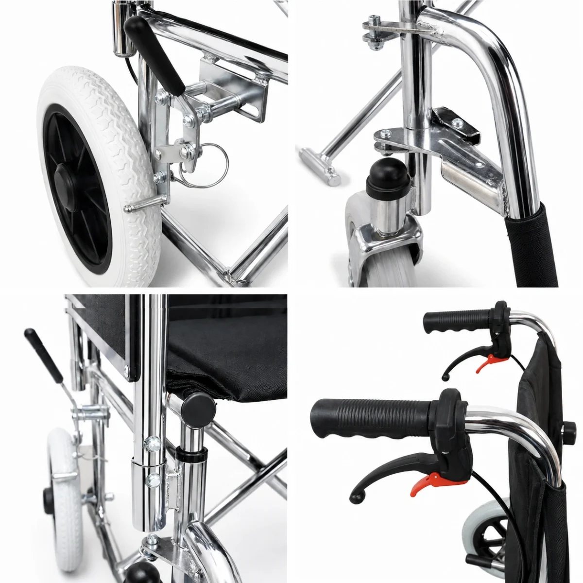 Silla de Ruedas Desmontable para Paseo - Imagen 5