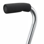 Baston 4 Patas Aluminio Plateado Tipo Cisne - Imagen 3