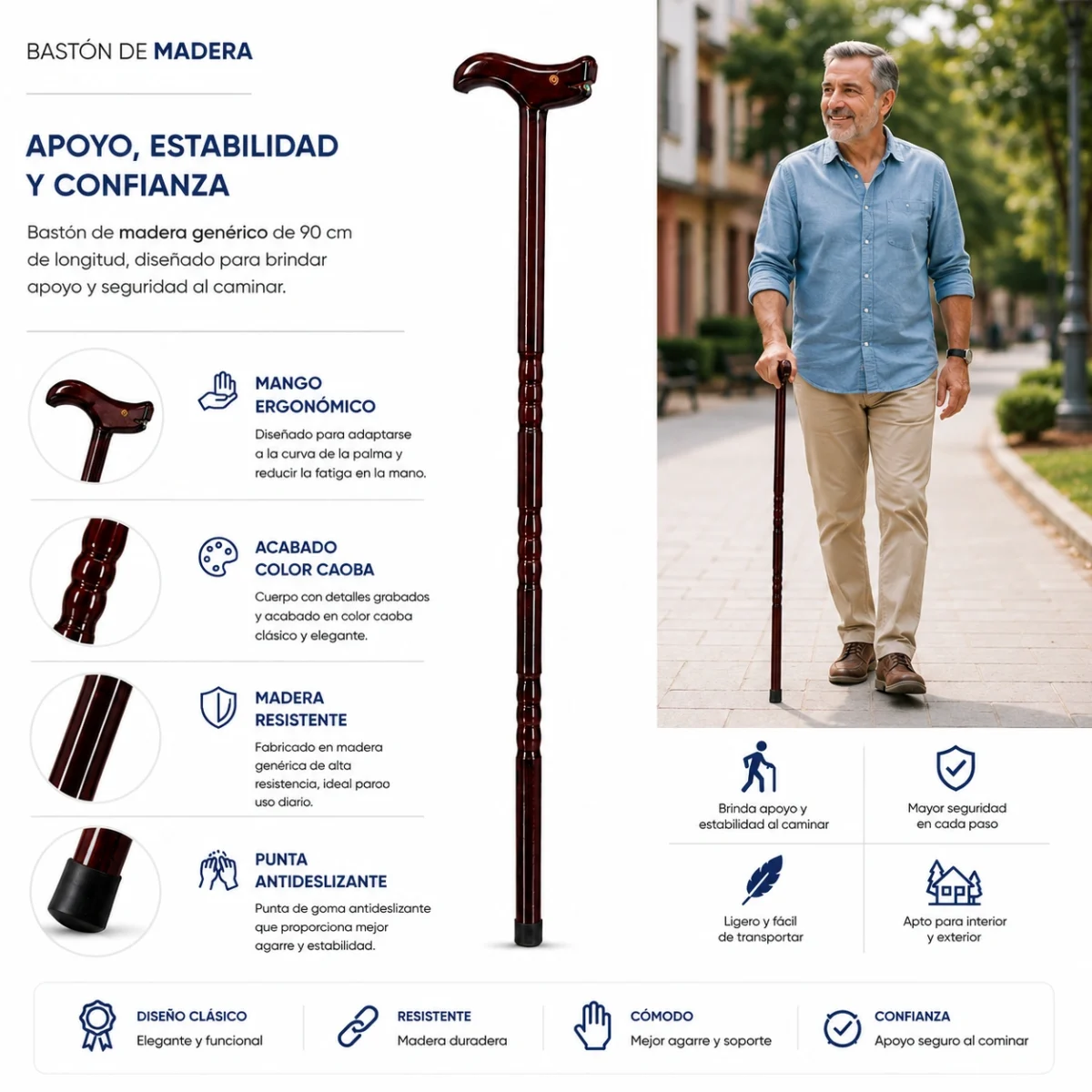 Bastón de Madera - Imagen 4